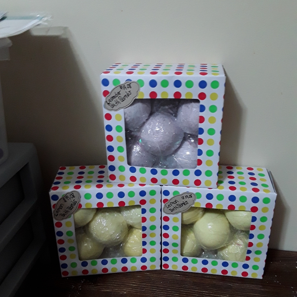 Bath bombs boxes